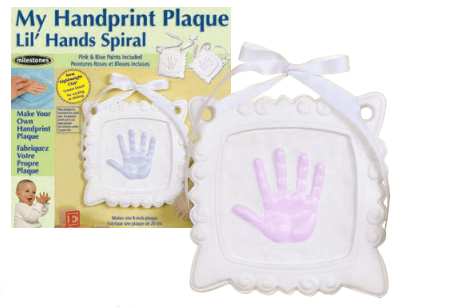 handprint plaque